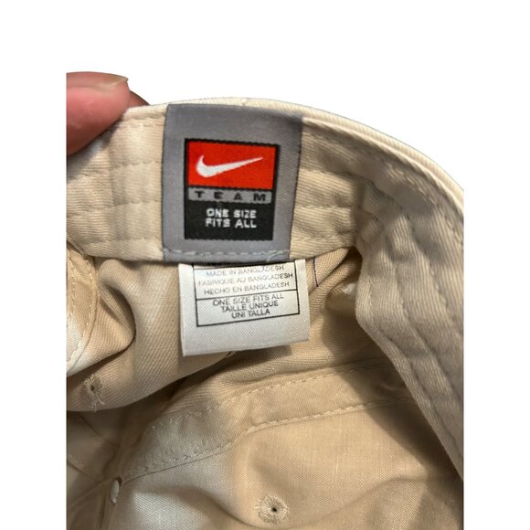 2006 NCAA Final Four Indianapolis Nike Cap One Size Fit All Beige & Navy Blue - Picture 5 of 5